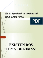 Tipos de Rimas