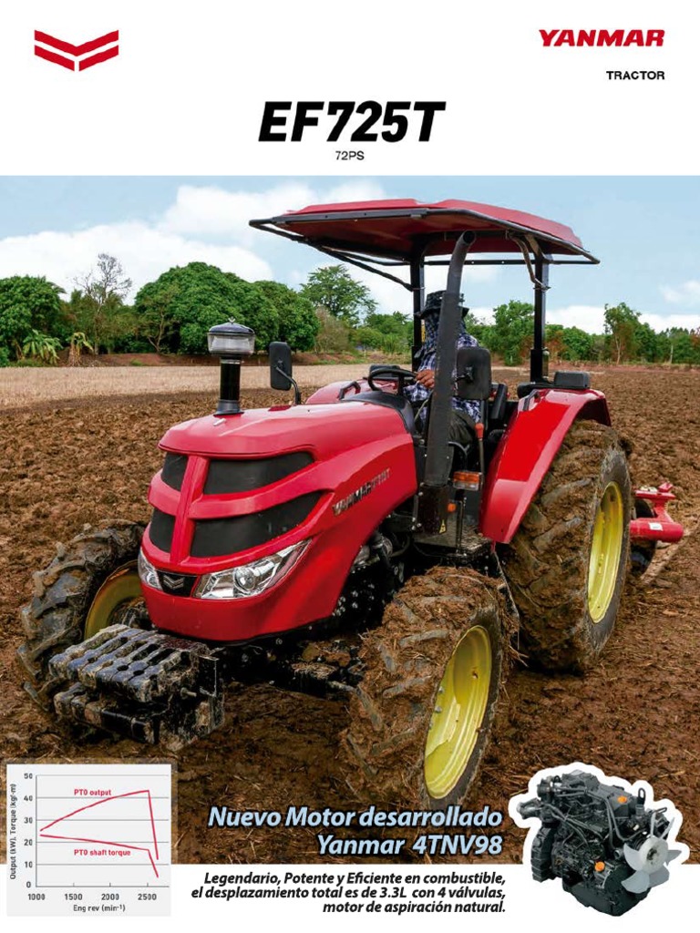 Nuevo motor Yanmar 4T NV98 Legendario Potente eficiente y de