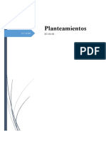 Planteamientos