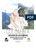 Geologia de Las Planchas 163 164 183 184