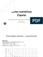 Series Numéricas 1º Parte