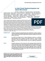 Branched-Chain Amino Acids Prevent Hepatocarcinogenesis and Prolong Survival of Patients With Cirrhosis