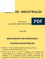 INTRODUCCIÓN A LOS CULTIVOS INDUSTRIALES