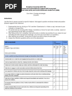 Week 2 Positive Climate and Behavior Support Self Assessment