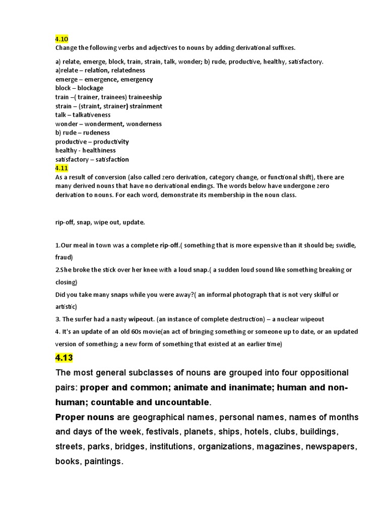 4 | PDF | Grammatical Gender | Noun