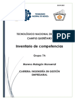 Inventario de Competencias