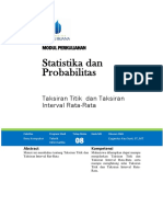 Modul 8 Statistika Dan Probabilitas Update