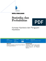 Modul 10 Statistika Dan Probabilitas