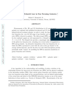 The Global Schmidt Law in Star Forming Galaxies