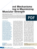Effects and Mechanisms of Tapering in Maximizing Muscular Strength