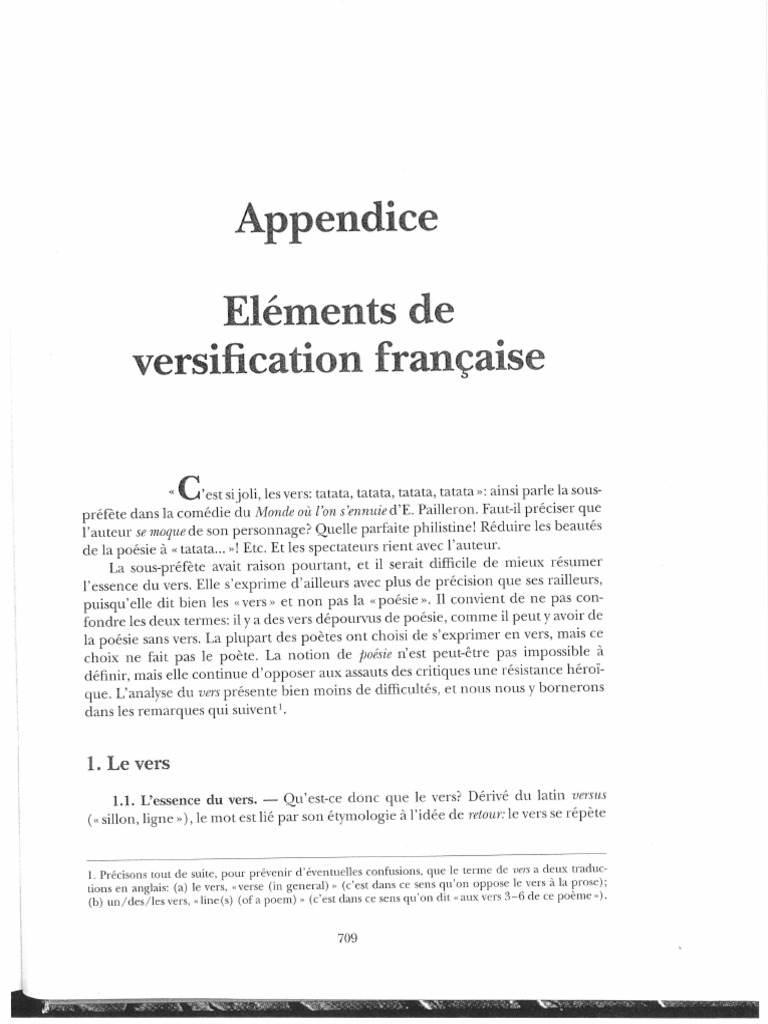 Règles De Versification Pdf | Les règles de versification classique ...