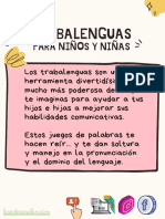 Trabalenguas para Niños y Niñas