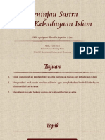 Meninjau Sastra Dalam Kebudayaan Islam