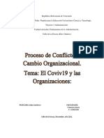 Procesos de Conflictos y Cambios Organizacional.