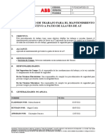 03.procedimiento de Trabajo Mntto y Pruebas Eléctricas SE AT - R1