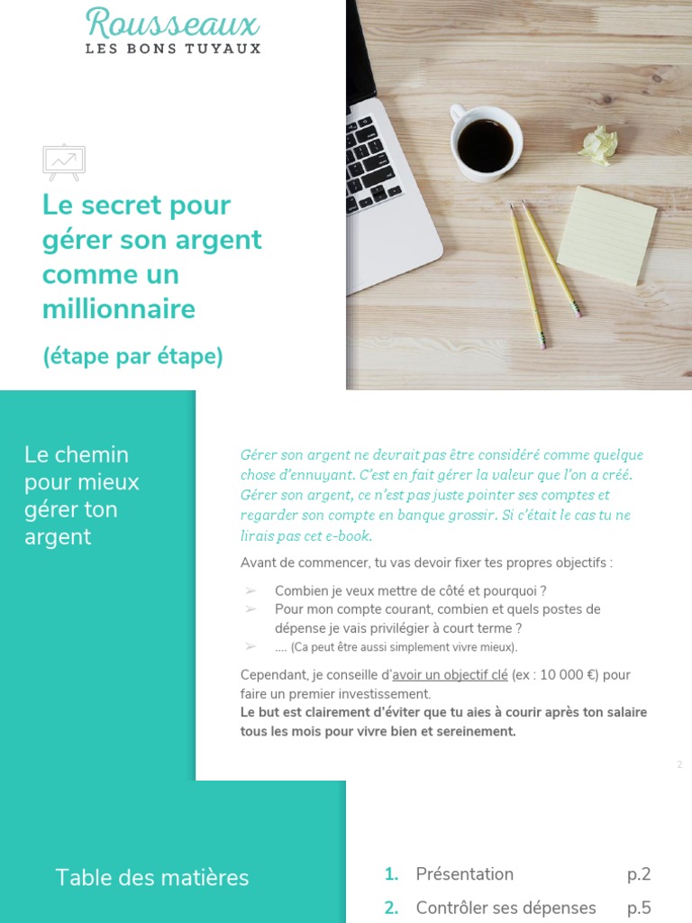 Antoine Rousseaux) Le Secret Pour G | PDF | Banques | Économie