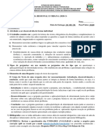 Trabalho 1 de Economia Regional e Urbana da UEMS de Sinop