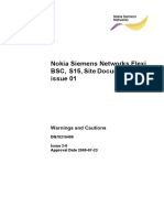 Nokia Siemens Networks Flexi BSC, S15, Site Documentation, Issue 01