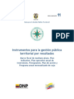 Guia para la gestión pública territorial - DNP
