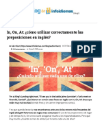 In, On, At_ ¿Cómo Utilizar Correctamente Las Preposiciones en Inglés_ - Infoidiomas