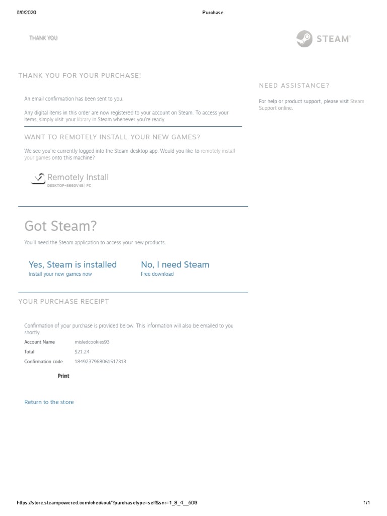 Got Steam?: Remotely Install | PDF | Computers