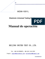Manual (WDW-100YL) - Es