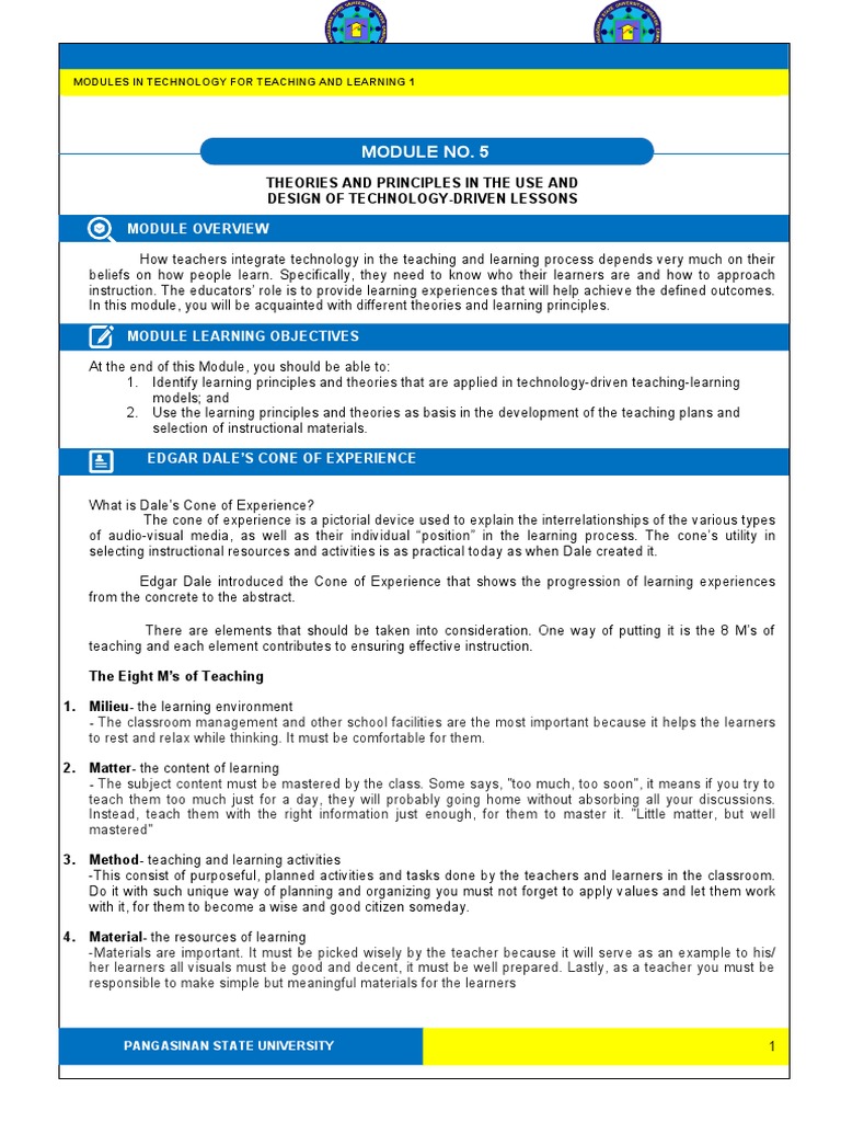 Technology-Driven Teaching Principles | PDF | Blog | Learning