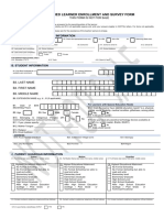 Annex B Modified Learner Enrollment and Survey Form English