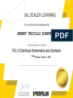 GDL Certificado Curso Electrica Caterpillar