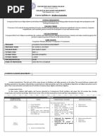 Course Syllabus in Modern Geometry: Concepcion Holy Cross College College of Education Department