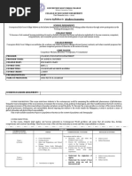 Course Syllabus in Modern Geometry: Concepcion Holy Cross College College of Education Department