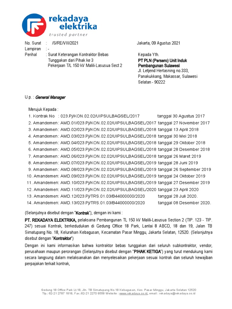 Clearance Letter PDF