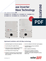 Se Hd Wave Single Phase Inverter With Setapp Datasheet Na Copia
