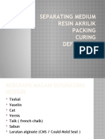 5 Separating Medium, Resin Akrilik, Packing