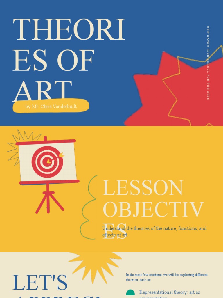 Colorful Hand Drawn Art Theory Critique Visual Arts Presentation PDF