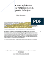 Hugo Zemelman - Implicaciones epistemicas del pensar historico desde la perspectiva del sujeto.