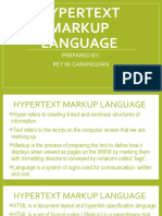 Hypertext Markup Language - Lec1 - Web1