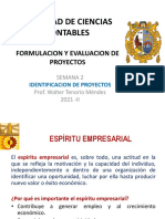 Facultad de Ciencias Contables: Formulacion Y Evaluacion de Proyectos