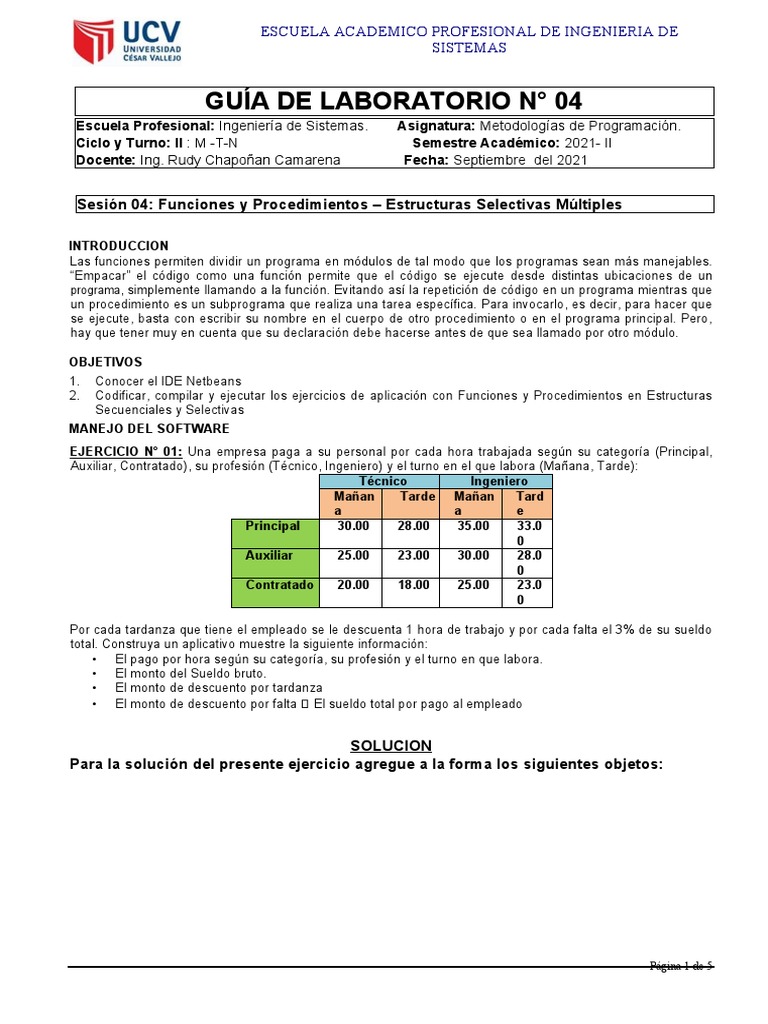 Guia Lab 04-Switch | PDF | Software | Ingeniería de Sistemas