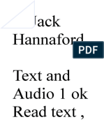 1-Jack Hannaford Text and Audio 1 Ok Read Text