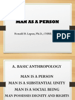 Man As A Person: Ronald B. Lapuz, PH.D., CHRP, FPM, LPT