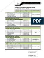 Jadwal Postest Konversi Energi Elektrik: PERIODE: II (Oktober 2021)