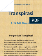 Materi Fistum - 5 Transpirasi