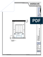 Dibujo Arquitectonico II - Sala - Comedor Lenny Peguero Sección A-A'