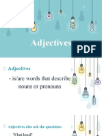 Adjectives Lesson 1