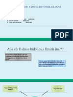 PPT Karakteristik Bahasa Indonesia ilmiah