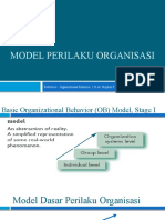 PSIG INDUSTRI Model Perilaku Organisasi