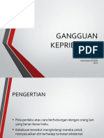 Gangguan Kepribadian