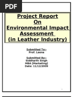 Download Environmental Impact Assessment Report by Manish Kumar SN53820774 doc pdf