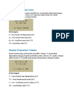 Latihan Soal Pemuaian Luas Dan Volume